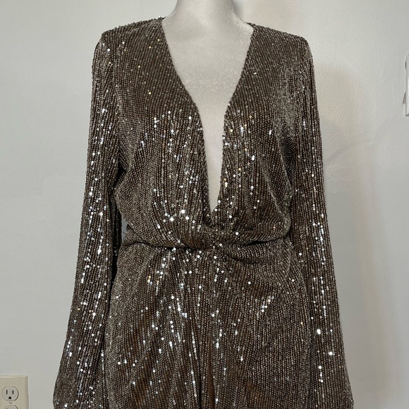 FASHION NOVA Sugar Free Sequin Dress BNWT - Picture 5 of 10